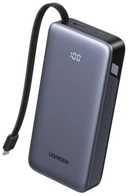 Мобильный аккумулятор Power Bank, 20000mAh, 45W, 2C1A, CCC, PB536 (55988C) UGREEN