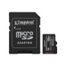 Карта памяти, Kingston, SDCS3/128GB, MicroSDXC 128GB, Canvas Select Plus, A1, U1, V10, c адаптером S