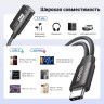 Кабель-разветвитель USB-C - 3.5mm+USB-C (для наушников и зарядного устройства) CM721 (25837) UGREEN
