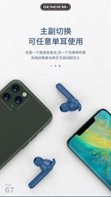 Наушники SENDEM, G7, Bluetooth 5.0