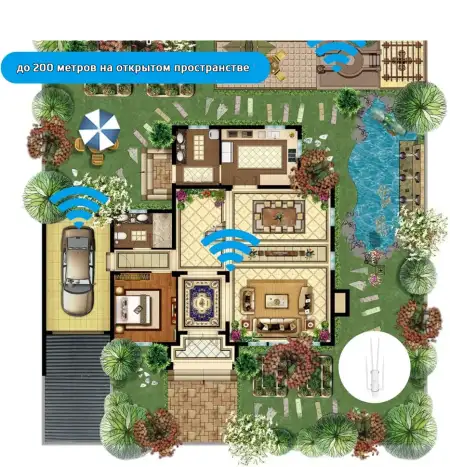 Наружная беспроводная точка доступа Wi-Fi AC1200 FlashOWL (WS-WN572HP3)