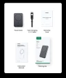 Мобильный аккумулятор Power Bank Mag-Safe, 10000mAh, 20W, CCC, черный, PB561 (25919C) UGREEN