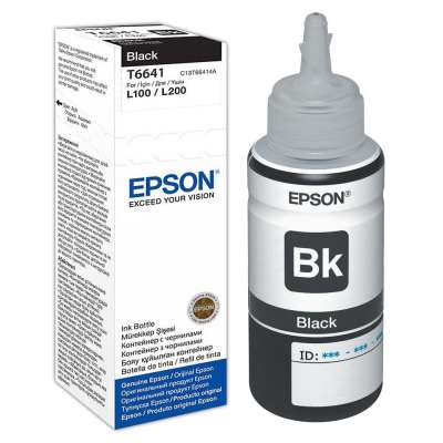 Чернила Epson T6641 Black (ORIGINAL)