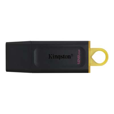 USB-накопитель, Kingston, DTX/128GB, 128GB, USB 3.2, Чёрный