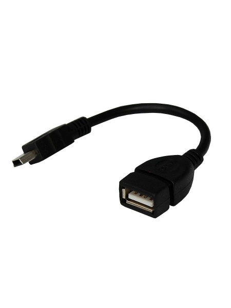 Кабель mini USB(m) - USB(f)  0.1m. (OTG-кабель)