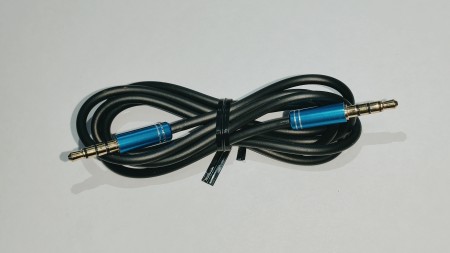 Кабель Audio(m) 3.5mm - Audio(m) 3.5mm, 1м (AUX-кабель - 1м)