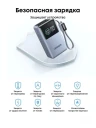 Мобильный аккумулятор Power Bank, 10000mAh, 55W, CCC, 1C1A, голубой, PB727 (75701C) UGREEN