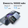 Мобильный аккумулятор Power Bank, 10000mAh, 55W, CCC, 1C1A, голубой, PB727 (75701C) UGREEN