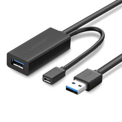 Кабель USB(m) - USB(f) удлинитель USB 3.0, 5m US175 (20826) UGREEN