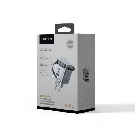 Зарядное устройство на 3xUSB-C+1xUSB, 100W, QC4.0+, GanN, 0.75m, X616 (65828) UGREEN