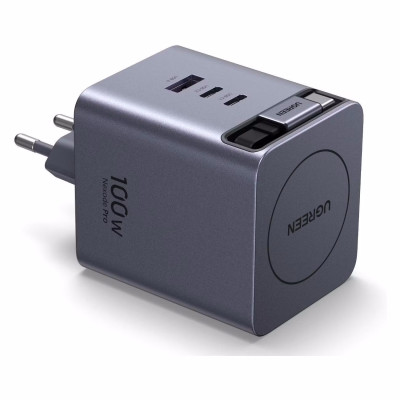 Зарядное устройство на 3xUSB-C+1xUSB, 100W, QC4.0+, GanN, 0.75m, X616 (65828) UGREEN