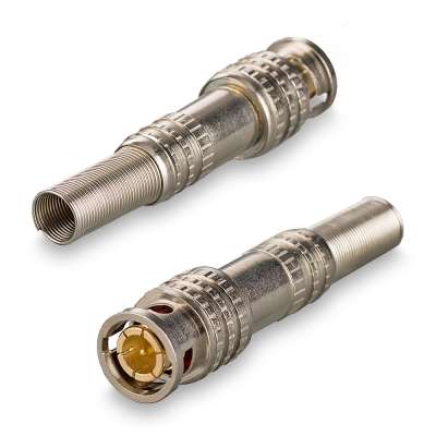 Разъем BNC(m) на кабель RG-58, RG-6U, SAT703, под зажим