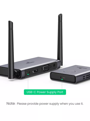 Беспроводной удлинитель HDMI сигнала до 50м, CM506 (50633A) UGREEN