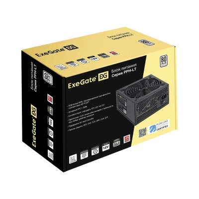 Блок питания, ExeGate, 900W PPH-LT, ATX, 80+ , Вентилятор 12 см