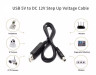 Кабель повышения напряжения c 5V до 12V USB to DC5521