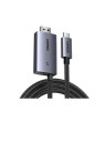 Кабель USB-C на HDMI, 2m, 4K@60Hz, PD100W, CM675 (55330) UGREEN