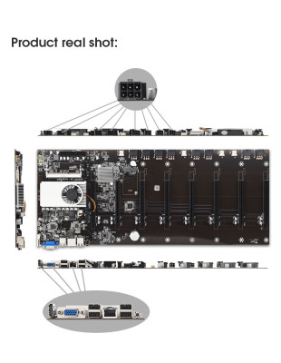 Материнская плата BTC-T37, 8*PCIE 16X
