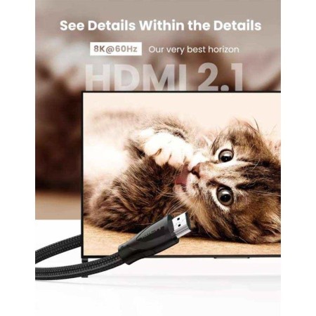 Кабель HDMI  5m, V2.1, 8K@60Hz HD140 (80405) UGREEN