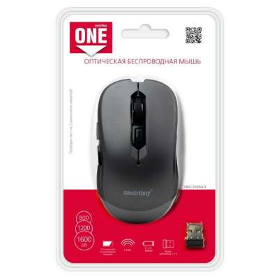 Мышь оптическая беспроводная Smartbuy ONE 200, USB