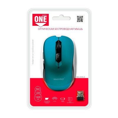 Мышь оптическая беспроводная Smartbuy ONE 200, USB