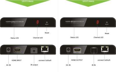 LenKeng LKV373Matrix (удлинитель HDMI сигнала до 120м., комплект)