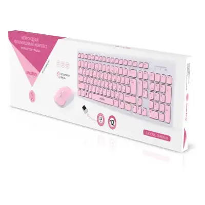 Комплект клавиатура + мышь Smartbuy SBC-250288AG-WP