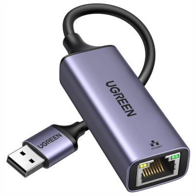 Конвертер USB 3.0 на LAN RJ-45,10/100/1000 Mbps CM209 (50922) UGREEN