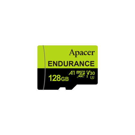 Карта памяти, Apacer, AP128GEDM1D05-R, MicroSDXC 128GB, с адаптером SD