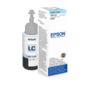 Чернила Epson T6735 Light Cyan (ORIGINAL)