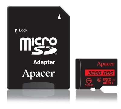 Карта памяти microSD Apacer AP32GMCSH10U5-R 32GB