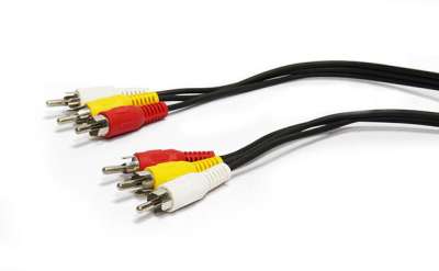 Кабель 3RCA(m) - 3RCA(m) композитный аудиовидеокабель (тюльпаны) 1.5m.