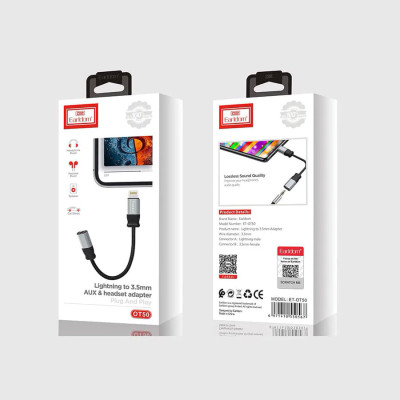 Переходник USB Lightning - Audio(f) 3.5mm (OT50) Earldom