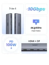 Док-станция USB-С 7-в-1, CM498 (75902) UGREEN
