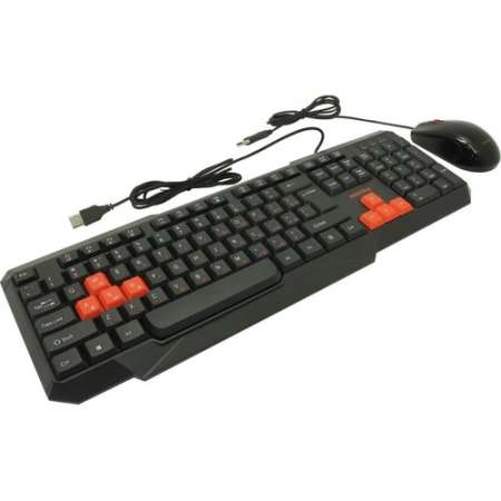 Комплект проводной клавиатура + мышь Smartbuy SBC-240385AG