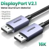 Кабель DisplayPort(m) - DisplayPort(m), 2m, V2.1 DP118 (15384) UGREEN