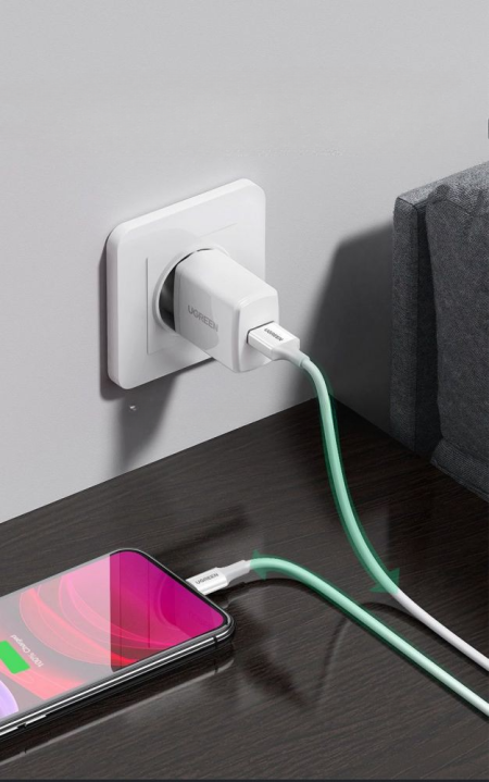 Кабель USB 2.0 - Lightning(m) 8-pin, 1.5m, WHITE, US155 (80315) UGREEN