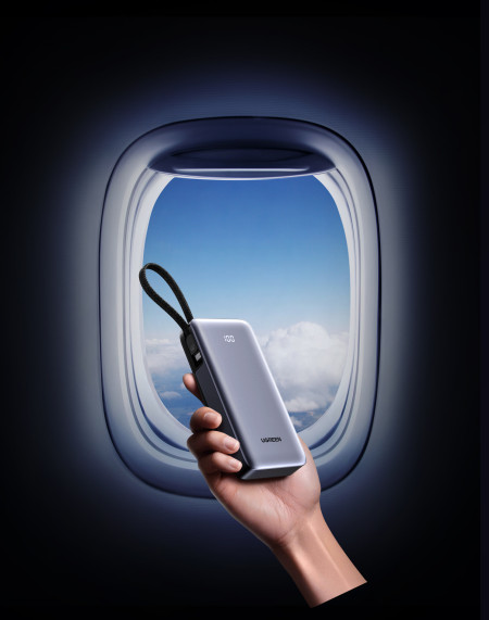 Мобильный аккумулятор Power Bank, 20000mAh, 45W, 2C1A, PB536 (55988B) UGREEN