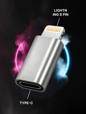 Переходник USB 3.1(f) Type C - Lightning 8pin,  PD27W