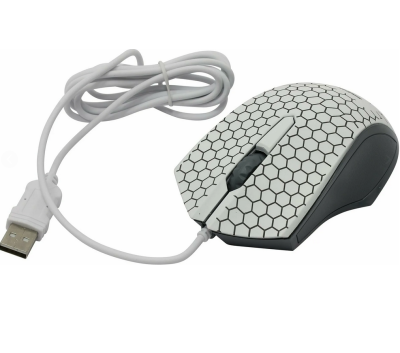 Мышь проводная SmartBuy ONE 334, USB, 1.4м, 1000 dpi, Белый (SBM-334-W)