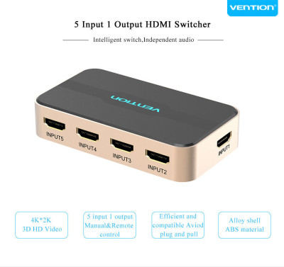 HDMI Switch 5 портов, Vention
