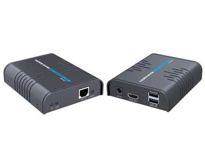 LenKeng LKV373 KVM (удлинитель HDMI+USB, 120м, UTP, комплект)