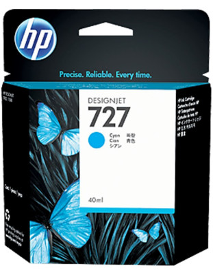 Картридж HP №727 Cyan, 40ml (ORIGINAL)