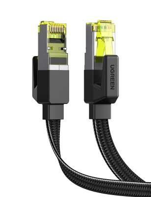 Patch-Cord 7 Cat, U/FTP,  3m, Плоский NW189 (40162) UGREEN