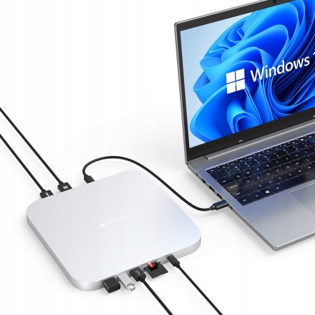 Док-станция USB-С на SDD 2.5'', M.2 NVMe/NGFF, HDMI, DP, USB-C, (MC25 PRO MAX) Electronica 4U