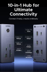 Док-станция USB-С 10-в-1, CM923 (55735) UGREEN