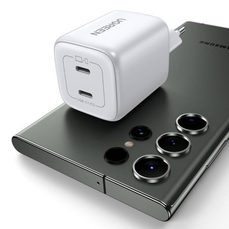 Зарядное устройство на 2C, 45W, QC4.0/PD3.0/SFC2.0, GaN, X526