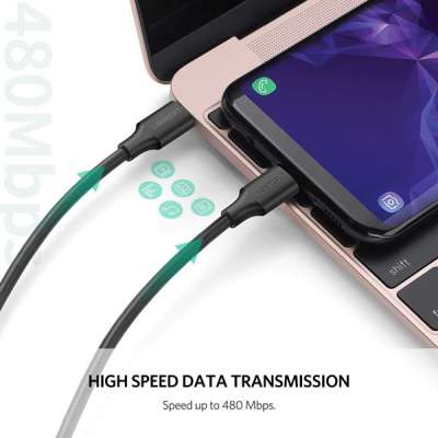 Кабель USB C - USB C, 480Mbps, 3A, QC4.0/PD3.0, 60W, 2m, US286 (10306) UGREEN