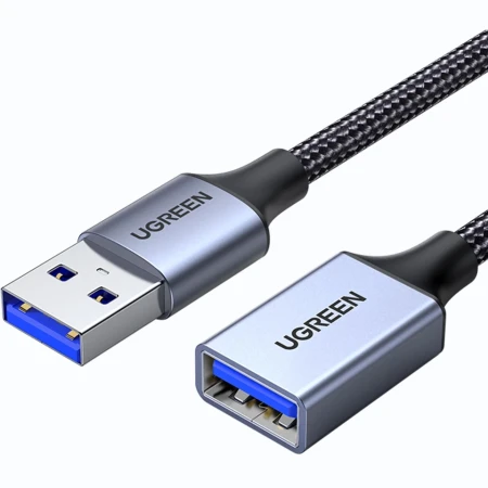 Кабель USB(m) - USB(f) удлинитель USB 3.0,  5m US115 (25285) UGREEN