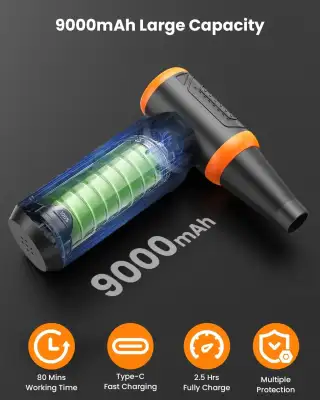 Воздуходувка беспроводная для чистки компьютеров 130000 RPM
