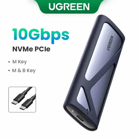 Корпус для установки M.2 SSD накопителя NVMe M-Key (USB-C) CM400 (10902) UGREEN